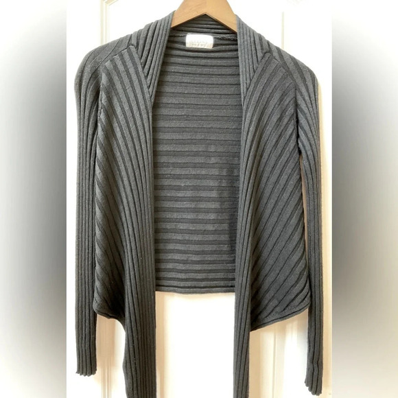 Iceberg Ribbed Cardigan Made in Italy - Picture 1 of 6